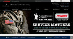 Desktop Screenshot of maseratiofcentralnj.com